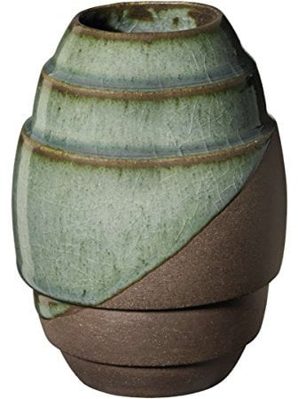 ASA 82013443 Vase V, 12 cm, grün/braun