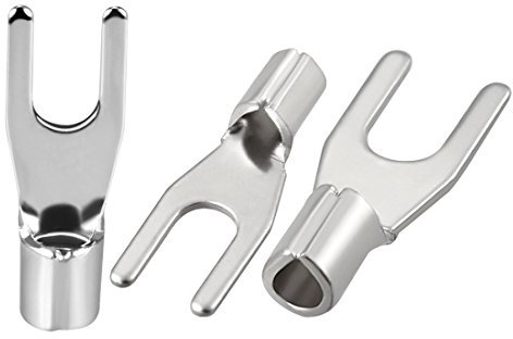 sourcing map 200x Gabel Typ Kupfer Nicht-Isoliert Spaten Terminals SNB2-3 für 16-14 Draht DE de