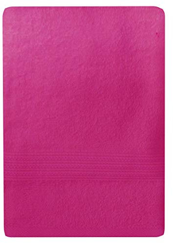 Russo Tessuti Set Asciugamani 1+1 Viso e Ospite 100% Cotone Spugna Vari Colori-Fucsia
