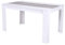AVANTI TRENDSTORE - Lilia - Tavolo da pranzo in legno laminato bianco, con piedi angolati che offrono una maggiore stabilitá. Dimensioni LAP 140x76x80 cm