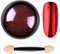 Uhat Nail Art Glitter Mirror Chrome Powder Rainbow Laser Holographic Nail Powder Dust DIY Manicure Pigment (Red)