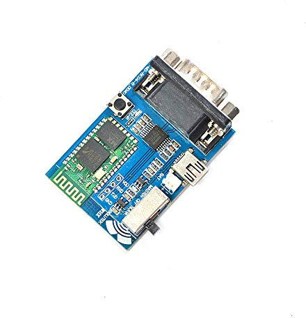 Comimark - Adaptador de Serie RS232 Bluetooth para comunicaciones, módulo Master-Slave 5 V, Mini USB