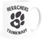 MoonWorks® Kaffee-Tasse Spruch Herrchens Trinknapf Hundepfote-Motiv Becher Bürotasse Tasse Hunde-Liebhaber weiß unisize