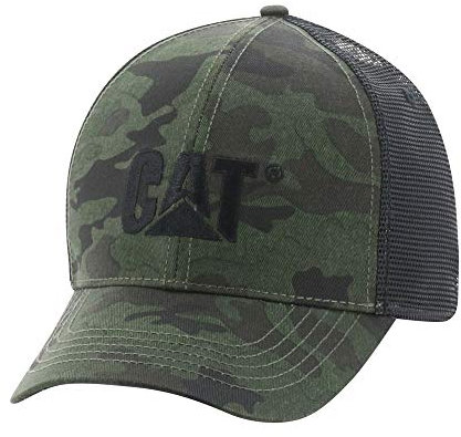 Caterpillar Herren Cap mit erhabenem Logo Baseballkappe, Night Camo, Einheitsgröße