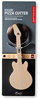 Thorness Rockin' Utensilien Küchen Gitarre geformte hölzerne Pizzaschneider