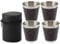 Agatige Lot de 4 Tasses à Expresso en Acier Inoxydable 304 de 70 ml, Tasse à Café/Tasse à Thé Verres à Bière Glacés, Tasse Métallique Incassable, Tasses à Café Expresso pour Maison, Café, Magasin