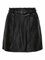 ONLY Damen Mini Bleistift Kunstleder Rock | High Waist Stretch Lederoptik | Kurz mit Gummibund ONLHEIDI, Farben:Schwarz, Größe:S