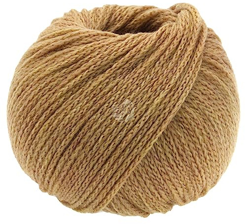 LANA GROSSA Cool Merino | Leichtes Kettengarn aus klassischer Merinowolle | Handstrickgarn aus 90% Schurwolle (Merino) & 10% Polyamid | 50g Wolle zum Stricken & Häkeln | 150m Garn FB 11