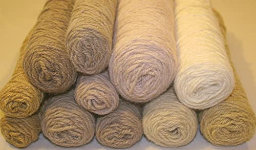 1kg 100% Wolle Garn, REST!!! von Fabrik, 100 Schurwolle, Strickgarn Garn, Paket, Yarn Wool STOCK (Beigetöne 1000g)