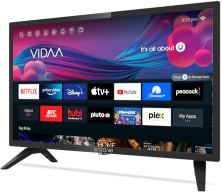 Strong SRT24HE4203 24 HD Smart VIDAA TV con DVB-T2/C/S2; Wifi; H.265; 10bit; CI
