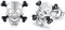 Totenkopf Ring/Halskette/Ohrringe für Damen 925 Sterling Silber Schädel Einstellbare Ringe Retro Gotik Ring Schmuck Geschenk für Männer Herren (Totenkopf-H)