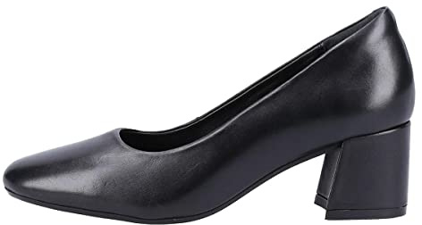 Hush Puppies Ladies Alicia Court Shoe, Black, 5