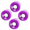 predolo 4 Stück 78A PU Räder für Skateboard, Street Longboard Wheels Roller für Street, Park Rough Ground, Lila