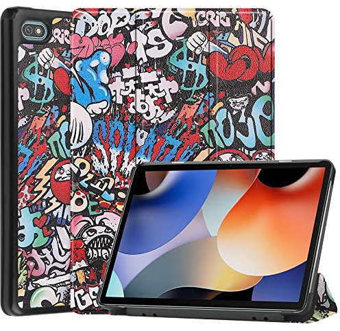XITODA Funda para Blackview Tab 7 Pro/Oscal Pad 10,Protección mit Stand Función Funda para Blackview TAB 7 Pro/OSCAL Pad 10 10.1 pulgadas Tablet,Graffiti