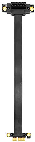 ANCLLO Cavo di prolunga Pcie 90° Pcie Riser PCI-Express 3.0 1 x per cavo di prolunga adattatore scheda grafica -20 cm