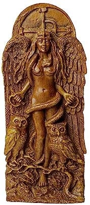 Marsrut Gaia Mutter Erde Skulptur Idol Figuren aus Kunstharz, Schutzengel, Fee, dekorative Statuette, Geschenke für Heimdekoration, Artikel für spirituelle Heilung und Frieden