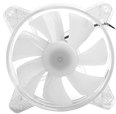 Computer Cooling Fan,Computer Fan with 120mm Fan Blades 4 Pin Colorful LED, Computer Case Cooling Fan High Performance with Hydraulic Bearing 120mm (Green)