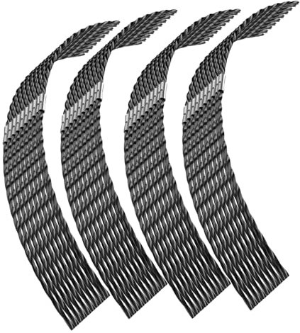 QENETY Bosch F016800431 - Línea de recortadora, línea de recortadora redonda de 3,5 mm x 37 cm, línea de recortadora de césped para desbrozadora AFS 23 a 37 (40 unidades)