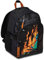 Mitama Hellblack Rucksack mit Dreifachfach und PC-Tasche, Schwarz und Orange, Grundschule und Freizeit, Kinder Jungen, Schwarz, Taglia unica, Rucksack mit Dreifachfach
