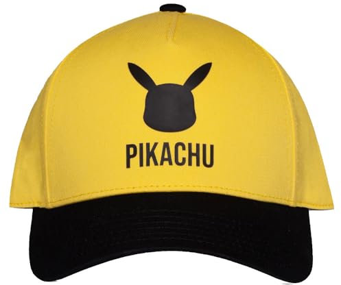 Difuzed Casquette de Baseball Pokemon Pikachu Silhouette Taille Unique, jaune, Taille Unique