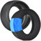 defean Cuscinetti auricolari di ricambio compatibili con cuffie wireless Sony PlayStation PS5 Pulse Elite, con schiuma per isolamento acustico (gel rinfrescante)