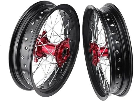 Motorradzubehör 17 Zoll 3,50/4,25 * 17 Zoll Vorder- Und Hinterräder, Zubehör 4,25 X 17 Und 3,50 X 17, Aluminiumlegierung, 36 Löcher, Felgennabe Motorrad Vorderrad-Hinterradnabe