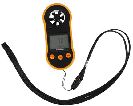 CIYODO 1 Pc Anémomètre Numérique Girouette Numérique Mesure Du Débit D' Compteur De Mesure D' Anémomètre à Hélice Thermomètre à Mesure Du Vent Anémomètre Électronique Plastique