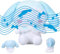 BAISHUWU Cinnamoroll Soft poupée Toy, Cinnamoroll Peluche, Cinna-moroll Jouets poupée, Cannelle poupée Peluche, Cinna-moroll Poupée, Kawaii Cartoon Cinna-moroll Doll, pour Enfant, pour Cadeau Enfant