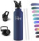 HoneyHolly Botella Agua Acero Inoxidable, 1000ML Reutilizable Sin BPA, Botella Agua Termica, Botella Agua, Aislamiento Al Vacío de Doble Pared, Termos, Cantimplora para Adultos, Deporte