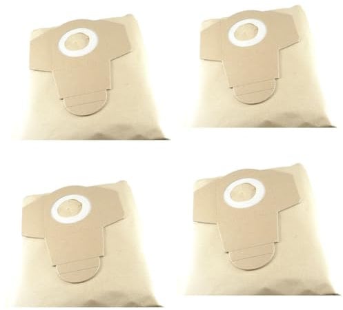 SOS Accessoire Lot de 4 sacs pour Aspirateur AQUAVAC ACSACPAP38L