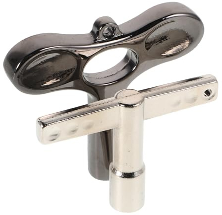 ifundom 2pcs Metall -trommelsteuertasten Tragbare Mini -drum -tasten Für Akustische Und Elektronische Trommeln T -form T -form Drum Tuning -gerät Snare Drum Essentials