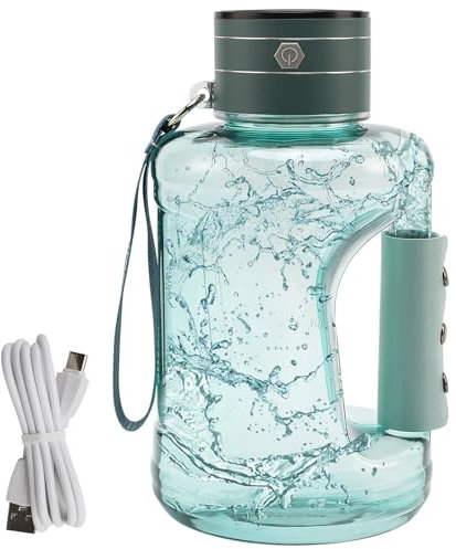 Hydrogen Water Bottle, 1.5L/ 50 Oz Hydrogen Water Bottle Generator Rechargeable Hydroh Hydrogen Water Bottle, Portable Hydrogen Water Generator for Sports Office Home Travel