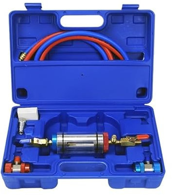 Analizzatore 'olio refrigerante for aria condizionata for autoveicoli, filtro 'olio del compressore for il di aria condizionata, strumento di prova del filtro 'olio Per principianti e fai da te(Comple