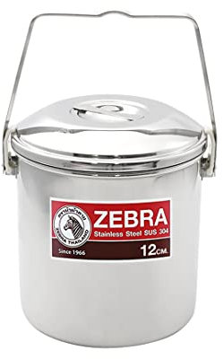 Zebra Loop Handle Pot Stainless Steel (16 cm)