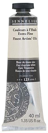 New 40ml Artist Oil Zinc/Titanium White Series 1