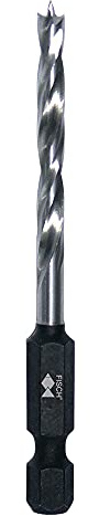 BIT Wood Twist Drill Bit - Premium Diameter 10 mm, Length 110 mm, Shank 1/4 Inch Hexagonal