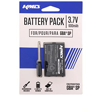 Kmd 3.7V 600mAh Wiederaufladbare Lithium Ion Akku für Nintendo Game Boy Advance Sp