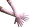Langer Satin-Opernhandschuh für Damen, formell, ellenbogenlang, Handschuh für Braut, Abend, Tee, Party, Kirche, Hochzeit, W-G-1, Pink, Einheitsgröße