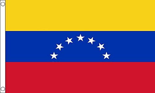 Flag Wholesaler Venezuela 7 Stars Old, Bandiera Unisex, Multi-Colour, L