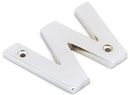 From the Anvil 83802W Letter W - Polished Chrome