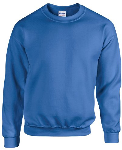 GILDAN Men's 50/50 Adult Crewneck Sweatshirt, Blue (Royal), 5XL UK