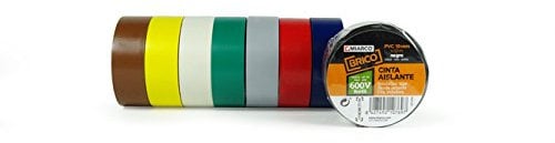 miarco 10769 - Cinta aislante de PVC Brico Negro 19mm x 10m