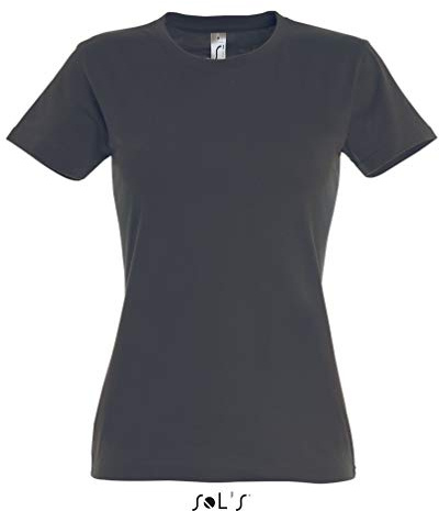 SOL´S Imperial Women T-Shirt, Größe:L, Farbe:Mouse Grey (Solid)