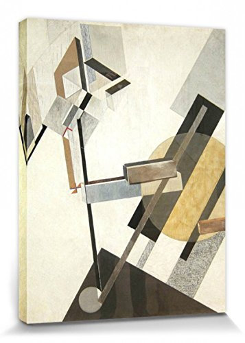 1art1 EL Lissitzky Poster Proun 19D, 1920-1921 Bilder Leinwand-Bild Auf Keilrahmen | XXL-Wandbild Poster Kunstdruck Als Leinwandbild 40x30 cm