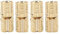 4 piezas/paquete de latón oculto - Bisagra barril Bisagra de cobre oculta invisible Gabinete muebles Bisagras para DIY Puerta de madera Cajas de regalo Caja de joyería Artesanía Mano Oro, 180 ° de a