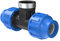 Kirchhoff T-Übergangsstück mit Innengewinde | Kunststoff 3/4 x 25 mm | für HDPE Rohr | 3X 5X Fittinge | Verschiedene Größen | DVGW geprüft | Trinkwasserqualität, schwarz, 984844617