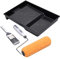 Harris 102082001 Seriously Good Exterior Masonry Roller Set | 9in, Black/Orange/Grey