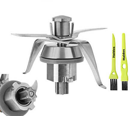 Italdos Messer kompatibel mit Vorwerk Thermomix Bimby TM21 TM 21 Mixmesser inkl Dichtung Edelstahl Thermomix Zubehör mit bürsten