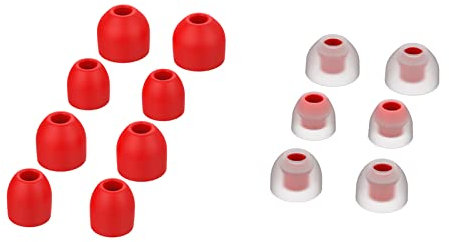 MOTONG for Sony WF-1000XM3 Silicone Eartips Accessories, Silicone Protective Earphone Ear Tips Case Cover for Sony WF-1000XM3/Sony WF-1000XM4 (Red)