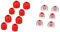 MOTONG for Sony WF-1000XM3 Silicone Eartips Accessories, Silicone Protective Earphone Ear Tips Case Cover for Sony WF-1000XM3/Sony WF-1000XM4 (Red)
